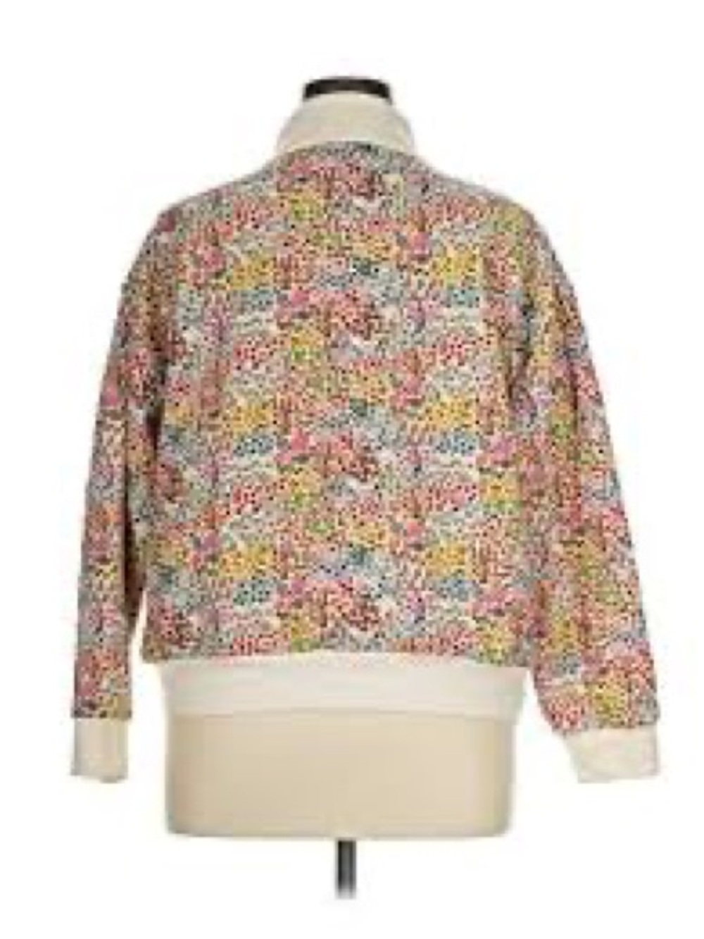 Cath Kidston London Floral Multicolor Cotton Blend Women's Sweater Size SX